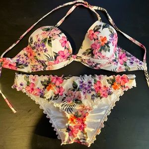 Floral Two-Piece Women’s Bikini Swimsuit